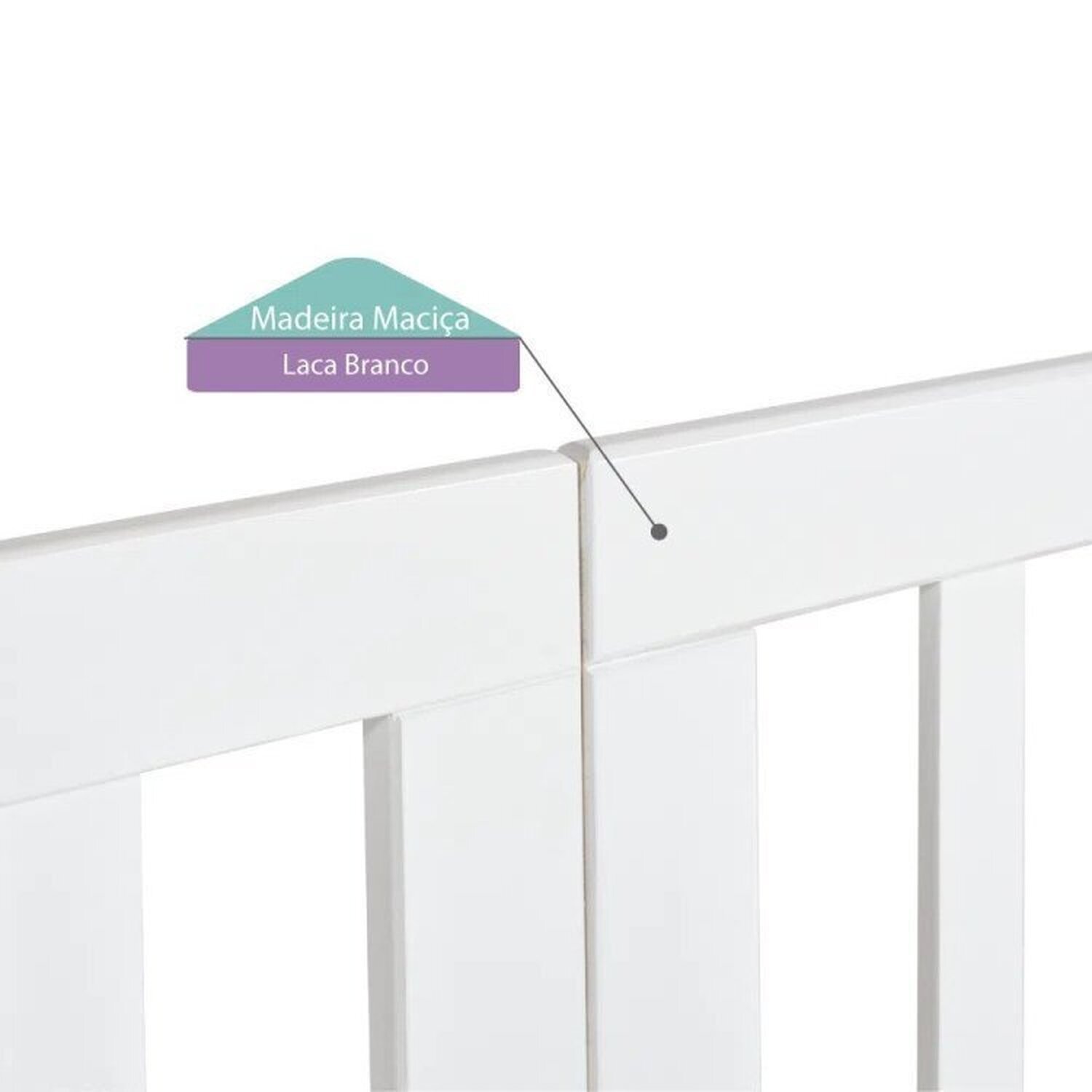 Beliche Infantil Montessoriana Garden com Escada Lateral e Proteção Casinha Grade com LED Casatema - 12