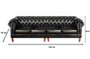 Ver imagem 3 de Sofá Dom Pedro Chesterfield Modulado 4 Lugares Decoração Sara Recepção Preto