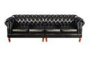 Ver imagem 1 de Sofá Dom Pedro Chesterfield Modulado 4 Lugares Decoração Sara Recepção Preto