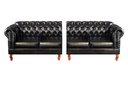 Ver imagem 4 de Sofá Dom Pedro Chesterfield Modulado 4 Lugares Decoração Sara Recepção Preto