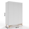 Guarda-roupa Infantil 3 Portas 4 Gavetas Mdf Zen - 4