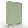 Guarda-roupa Infantil 3 Portas 4 Gavetas Mdf Zen - 3