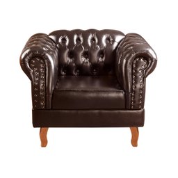 Conjunto Sofá Chesterfield 3 Lugares + 2 Poltronas Dom Pedro - 7