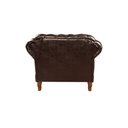 Ver mais imagens de Conjunto Sofá Chesterfield 3 Lugares + 2 Poltronas Dom Pedro Marrom Café