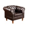 Conjunto Sofá Chesterfield 3 Lugares + 2 Poltronas Dom Pedro - 6