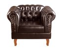 Ver imagem 7 de Conjunto Sofá Chesterfield 3 Lugares + 2 Poltronas Dom Pedro Marrom Café