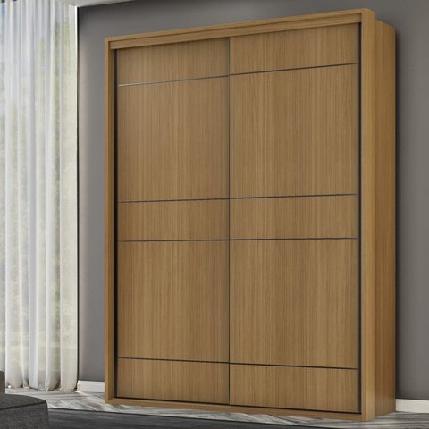 Roupeiro Qualitá 2 Portas Freijó 100% MDF