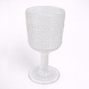 Ver imagem 4 de Conjunto de 6 Taças de Vidro Branco com Bolhas 290ml