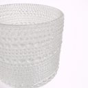 Ver imagem 2 de Conjunto de 6 Taças de Vidro Branco com Bolhas 290ml