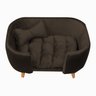 Poltrona Cama Pet Hannah Luxo Veludo - 1