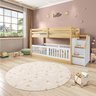 Beliche Infantil Montessoriana Escada Lateral Kit Proteção e Grade Garden Casatema MadeiraOriginals - 1