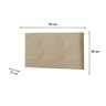 Painel Luna Cama Box Solteiro 90cm Suede Bege - 2