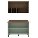 Ver imagem 3 de Cozinha Compacta 2 Peças 3 Portas Balcão 120cm Tampo Mdf Iluminata