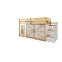 Ver mais imagens de Beliche Montessoriana Garden com Cortina Barn com LED Casatema MadeiraOriginals