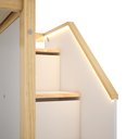 Ver imagem 5 de Beliche Montessoriana Garden com Cortina Barn com LED Casatema MadeiraOriginals