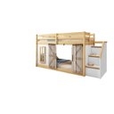 Ver imagem 7 de Beliche Montessoriana Garden com Cortina Barn com LED Casatema MadeiraOriginals