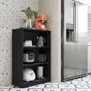 Ver imagem 1 de Armário Organizador Cozinha com Prateleiras Star Preto