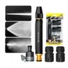 Bico Alta Pressão Jato Mangueira Água Kit 4 Pçs Lava Carro - 1