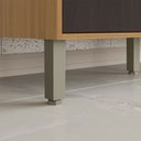Ver imagem 6 de Balcão de Cozinha 120 cm Colors 3 Portas 2 Gavetas Freijó/Nogueira Bourbon - Kits Paraná