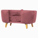 Ver imagem 3 de Poltrona Cama Pet Hannah Luxo Veludo