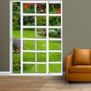 Ver imagem 1 de Porta Travessa de Correr 2 Folhas 210 x 150cm com Fechadura Linha 25 Branco Esquadrias Bergamo