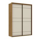 Ver imagem 3 de Roupeiro Qualitá 2 Portas Freijó/Off White 100% MDF