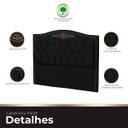 Ver imagem 3 de Cabeceira Casal Queen Size Estofada para Cama Box Maitê Veludo Ateliê do Conforto Cabeceira Casal Qu