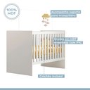 Ver imagem 3 de Berço 100% Mdf Life com Colchão Tigus Baby - Branco