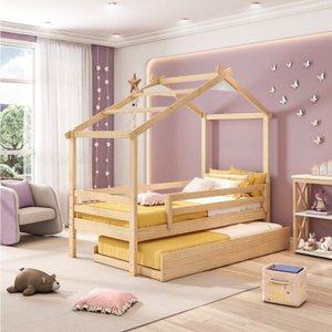 Bicama Infantil Prime House com Telhado V Casatema