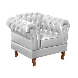 Conjunto Sofá Chesterfield 3 Lugares + 2 Poltronas Dom Pedro - 4