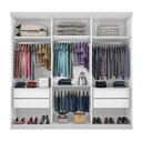 Ver imagem 3 de Guarda Roupa Casal 3 Portas 4 Gavetas de Correr Itália Minastex
