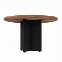 Ver imagem 3 de Mesa de Reunião Redonda 4 Lugares Pé Painel