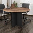 Ver imagem 1 de Mesa de Reunião Redonda 4 Lugares Pé Painel