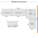 Ver imagem 2 de Cozinha Modulada 7 Peças com Tampo 1 Torre 3 Aéreos 3 Balcões Arizona CabeCasa MadeiraOriginals