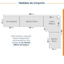 Ver imagem 2 de Cozinha Planejada 7 Peças com Tampo 1 Torre 3 Aéreos 3 Balcões Arizona CabeCasa MadeiraOriginals Marrom/Figueira