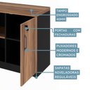 Ver imagem 5 de Armário para Escritório Multiuso Baixo com Chave 40mm Yescasa