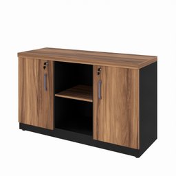 Armário para Escritório Multiuso Baixo com Chave 40mm - 3