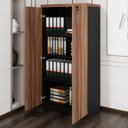 Ver imagem 2 de Armário para Escritório Multiuso Alto com Chave