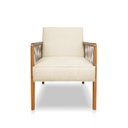 Ver imagem 4 de Poltrona para Sala de Estar em Linho Ely