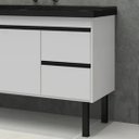 Ver imagem 4 de Gabinete de Cozinha Armário 2 Gavetas e 2 Portas 100% MDF:Branco