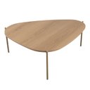 Ver imagem 1 de Mesa de Centro Organica Pe Metal Dourado Hanover 28015 Artesano