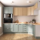 Ver imagem 1 de Cozinha Modulada 7 Peças com Tampo 1 Torre 3 Aéreos 3 Balcões Arizona CabeCasa MadeiraOriginals