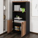 Ver imagem 7 de Armário para Escritório Multiuso Aberto Alto com Chave