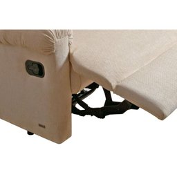 Poltrona do Papai Reclinável Atlanta Pietra Zero Wall c/ Giro e Balanço Courano Bege - Probel - 9