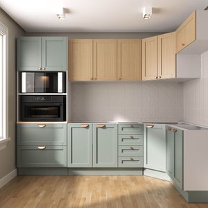 Cozinha Modulada 7 Peças sem Tampo 1 Torre 3 Aéreos 3 Balcões Arizona CabeCasa MadeiraOriginals