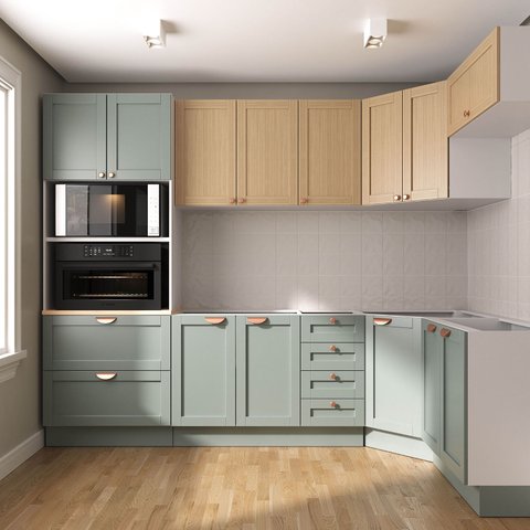 Cozinha Modulada 7 Peças sem Tampo 1 Torre 3 Aéreos 3 Balcões Arizona CabeCasa MadeiraOriginals