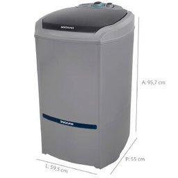 Lav 20kg Suggar Lavamax Eco - Le2001pr [F004] Semiautomática - 2