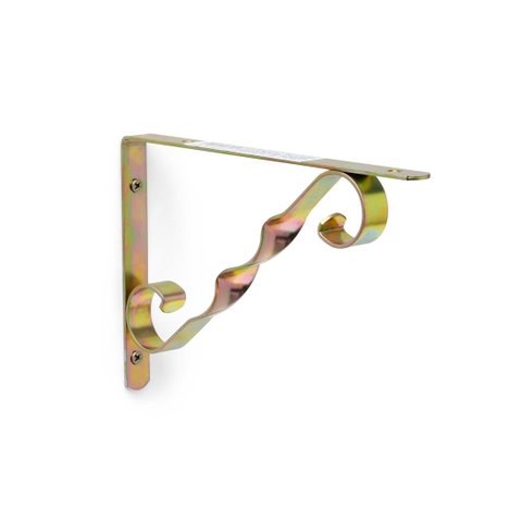 Suporte Decorado Mão Francesa para Prateleira 20 cm Bicromatizado