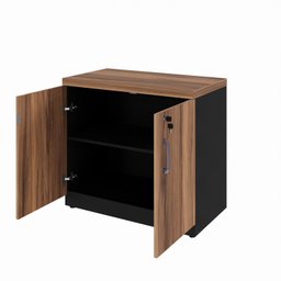 Armário para Escritório Multiuso Baixo com Chave 40mm - 7
