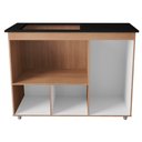 Ver imagem 4 de Balcão para Cooktop 5 Bocas Ana Savana Preto Mobbs